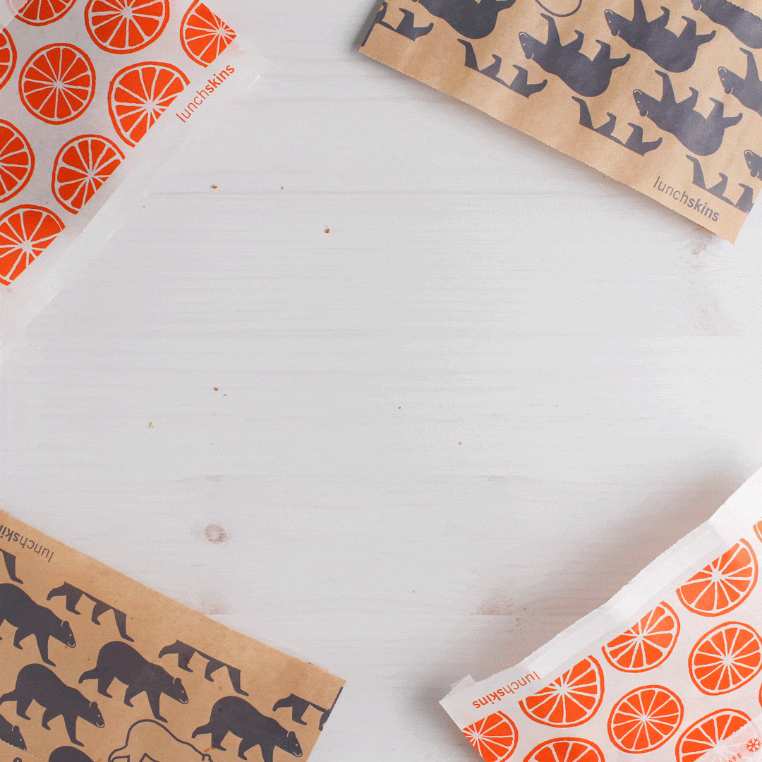 Image of Recyclable Paper Snack Bags - Lunchskins